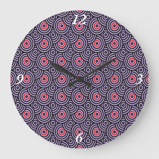 Retro pulse ラージ壁時計 (正面)