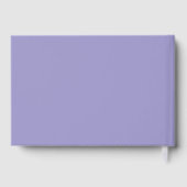 Retro Purple Gold Cute Aesthetic Custom Graduation ゲストブック (裏面)