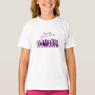 Retro Purple Spooky Never Ends Halloween Tシャツ