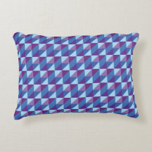 Retro Purple to Blue Geometric Abstract 90s vibe