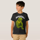 Retro Quote Its Not Easy Being Green Funny Frog An Tシャツ (正面フル)