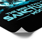Retro Quote The Rise And Fall Of Sanctuary Moon Cl ポスター (角)