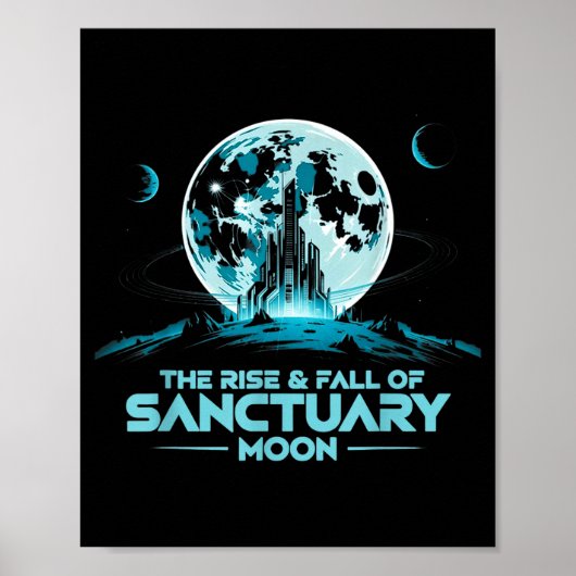 Retro Quote The Rise And Fall Of Sanctuary Moon Cl ポスター (正面)