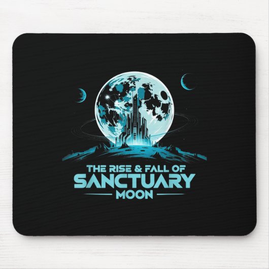 Retro Quote The Rise And Fall Of Sanctuary Moon Cl マウスパッド (正面)