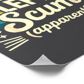 Retro Radical Left S Apparently Litical Sarcastic  ポスター (角)