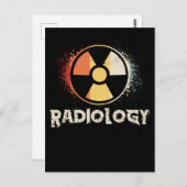 Retro Radiology Symbol Xray Radiologist ポストカード (正面/裏面)