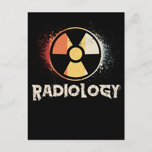 Retro Radiology Symbol Xray Radiologist ポストカード (正面)