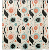 Retro Rain  シャワーカーテン (正面)