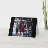 Retro Rain Painting by Alfred Fox カード (正面)