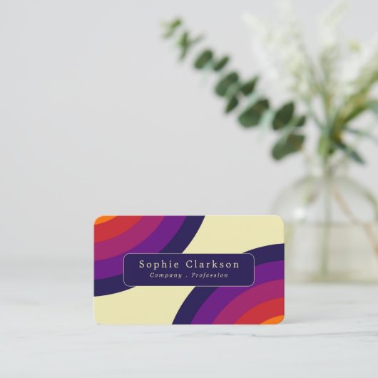 Retro Rainbow 名刺 (スタンド正面)