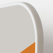 Retro Rainbow Across Striping with Name ピックルボールラケット (左詳細)