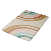 Retro Rainbow Bath Mat バスマット (アングル)