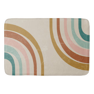 Retro Rainbow Bath Mat バスマット