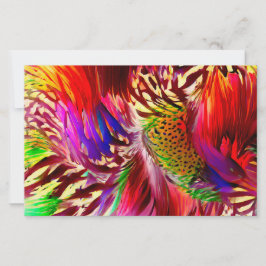 Retro Rainbow Feather Color Swatch Blocks 便箋