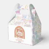 Retro Rainbow FIVE is a Vibe Groovy 5th Birthday フェイバーボックス (裏面サイド)