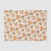 Retro Rainbow Flower Christmas 薄葉紙 (正面)