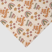 Retro Rainbow Flower Christmas 薄葉紙 (詳細)