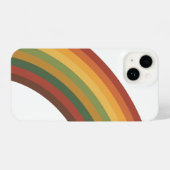 Retro Rainbow Stripes iPhoneケース (裏面横)