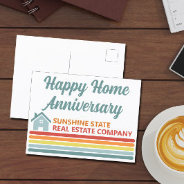 Retro Real Estate Company House Marketing ポストカード