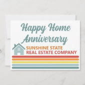 Retro Real Estate Company House Marketing Card (正面)