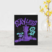 Retro Real Ones Move In Silence Money Quote Urban  カード (黄色い花)