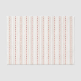 Retro Red And Cream Heart Stripes Bakery 薄葉紙