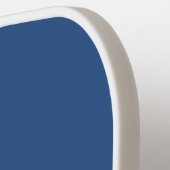 Retro Red & Blue Three Across Striping with Name ピックルボールラケット (左詳細)