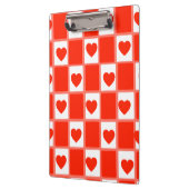 Retro Red Heart Checkerboard Pattern: AesClipboard クリップボード (左)