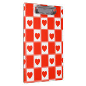 Retro Red Heart Checkerboard Pattern: AesClipboard クリップボード (右)