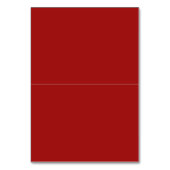 Retro Red & White Wedding Guest Name Place Card テーブルナンバー (裏面)