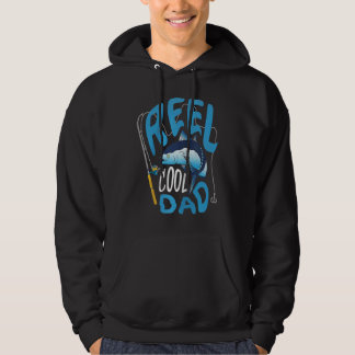 Retro Reel Cool Dad Fishing Vintage Father's Fish パーカ