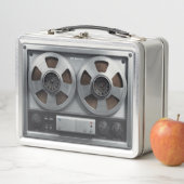 Retro reel to reel Metal Lunchbox メタルランチボックス (インサイチュ)
