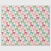 Retro Reindeer ©studioxtine ラッピングペーパー (フラット)