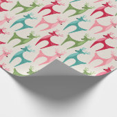 Retro Reindeer ©studioxtine ラッピングペーパー (角)