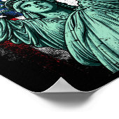 Retro Resist Not My President Anti-trump ポスター (角)