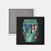 Retro Resist Not My President Anti-trump  マグネット (正面/裏面)