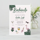 Retro Resort Bachelorette Weekend 招待状 (スタンド正面)