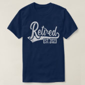 Retro Retired Est Tシャツ (デザイン正面)