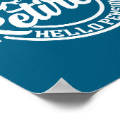 Retro Retired Goodbye Tension Hello Pension Retire ポスター (角)