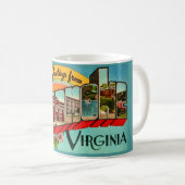 Retro  Roanoke, VA Coffee Mug コーヒーマグカップ (正面右)