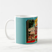 Retro  Roanoke, VA Coffee Mug コーヒーマグカップ (左)