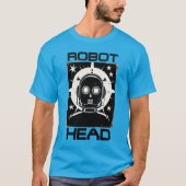 Retro Robot Head Tシャツ (正面)