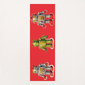 Retro robot squad prem ヨガマット (正面)