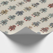 Retro Robot Wrapping Paper ラッピングペーパー (角)