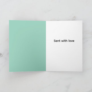 Retro rockin rabbit greeting  カード