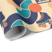 Retro Roller Disco ラッピングペーパー (ロールコーナー)