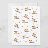 Retro Roller Skate 80s 90s Theme Birthday 招待状 (裏面)