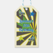 Retro Roller Skate Party 70's  ギフトタグ (裏面)