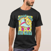 Retro Rollin' Into Fifth Grade Roller Skate Back T Tシャツ (正面)
