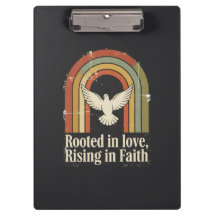 Retro rooted and rising faith design